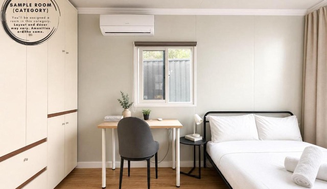 Courtyard Room with Private Ensuite Bathroom & AirCon at Guildford in Guildford