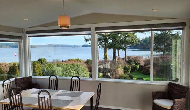 Enjoy the amazing views from The Beach House with private beach acces in Sidney