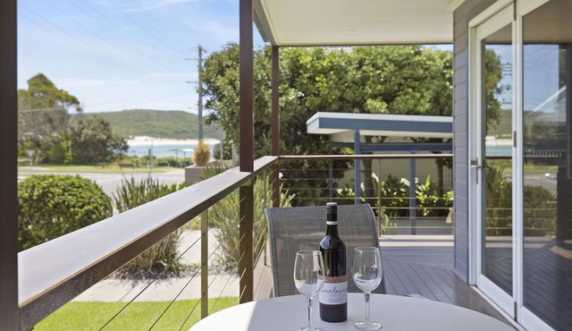 Fingal Bay Beach House - Water Views and Seconds From the Beach