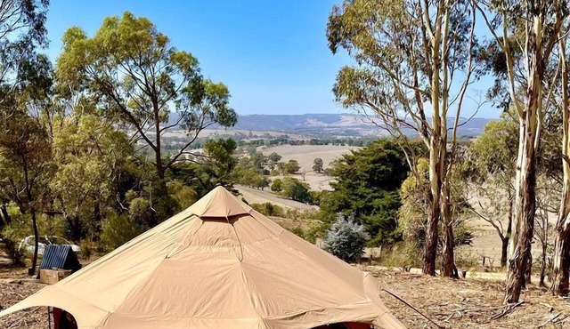 Gorgeous Bell Tent Ideal for a Glamping Getaway in Inman Valley, South Australia