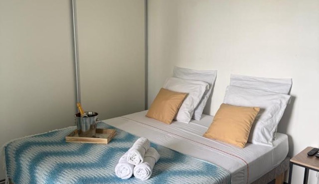 Le chic Amazonian - Appartement moderne à Baduel, climatisé, parking, wifi, résidence calme