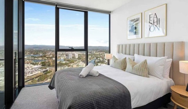 River View High-Rise 1BR Apartment by GC Casino in Broadbeach