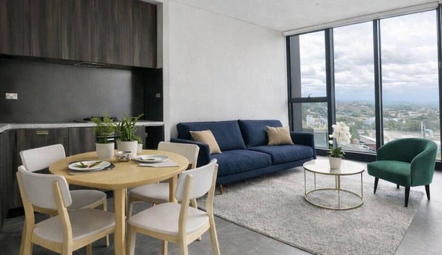 Sleek Manhattan-Style 1BR 1CAR Close to Stadium