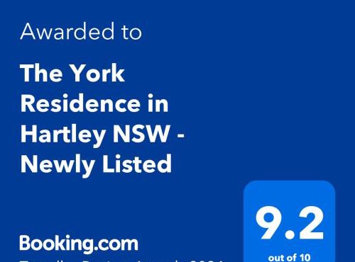 The York Residence in Hartley NSW - Newly Listed