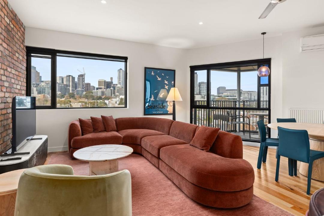West Melbourne Apartment | Hawke & Hide Designer 3BR Balcony Retreat