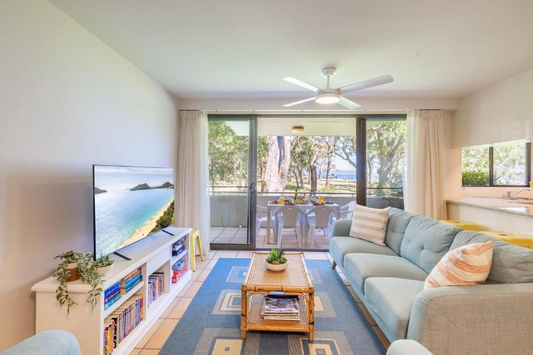 Nelson Bay Apartment | Mistral Court 2, 17 Mistral Close - little beach water views & Wifi