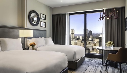 Deluxe Double Room, 2 Double Beds, City View
