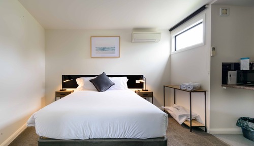 Studio motel room