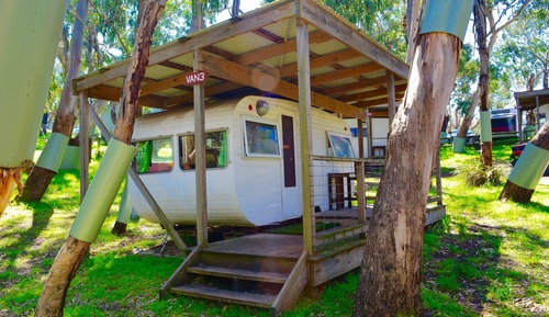 On Site Caravan with Shared Bathroom