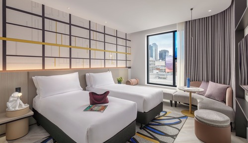 Standard Room, 2 Twin Beds, City View