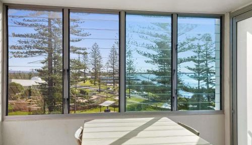 Ocean view hotel room