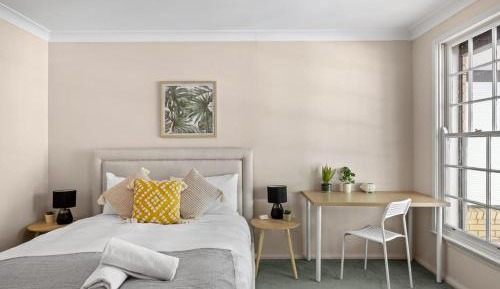 Queen Room with Shared Bathroom