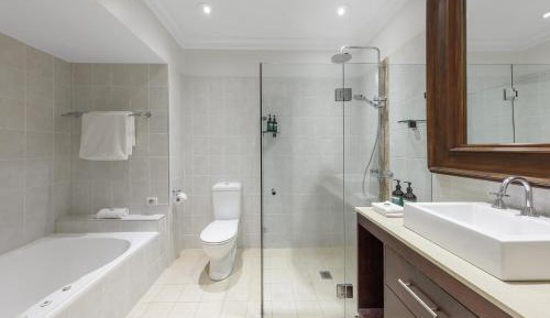 One-Bedroom King Suite with Tub and Walk-In Shower