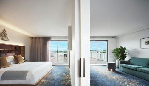 Suite with Harbor View Balcony