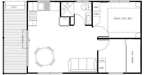 Pet-friendly Lagoon Cabin 4 Berth