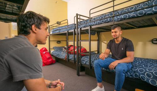 Bed in Male Dormitory Room