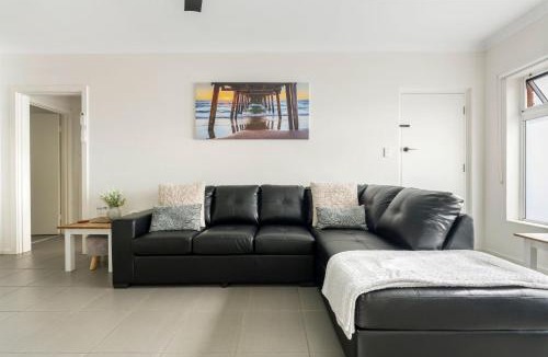 West Beach Apartment | Stylish Seaside Suite with Arcade and Balcony
