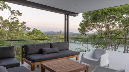 Horsfield Bay House | Aquilae-Waterfront Property Horsfield Bay -firepit,late check out