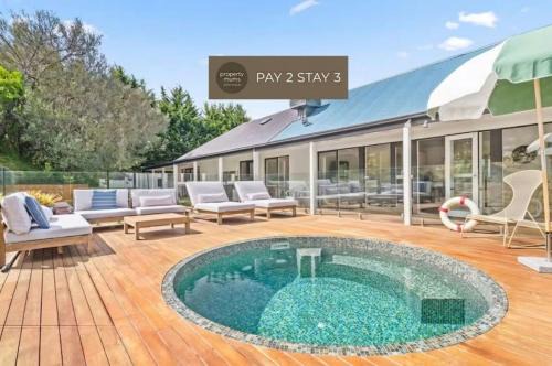 Highbury's Peaceful Retreat with gas heated plunge pool